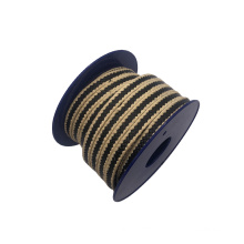 Braided Compression Graphite PTFE Filled Carbon Fiber Stack Packing With Aramid Corner